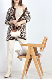 Uzun Leopar Hırka Ekruleopar - 20859.1612.