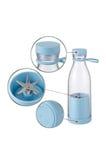380 Ml Mini Blender Hafif Tasarımlı Usb Şarjlı Smoothie Makinesi