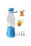 BİG BARDAK BLENDER MAVİ Kablosuz Taşınabilir Meyve Karıştırıcı