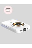 Manyetik Kablosuz Powerbank 22.5W Hızlı Şarj LCD Ekranlı