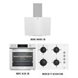 Beko Beyaz Cam Digital Ankastre Set (Bde 6041 B + Bocd T 6510 Eb + Bfc 631 B)