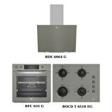 Gri Cam Digital Ankastre Set (Bde 6064 G + Bocd T 6510 Eg + Bfc 631 G)