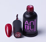 Kalıcı Oje Simli Kırmızı Renk 10ml No:63