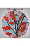 Kırmızı Yapraklar Soyut Dekoratif Kanvas Yüksek Kaliteli Kanvas Canvas Tablo Tabloları