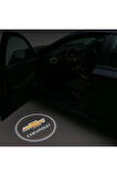 Chevrolet Kapı Altı Logo Kapı Altı Led Mesafe Sensörlü Pilli Yapıştırmalı Yeni Nesil