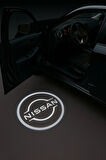 Nissan Kapı Altı Logo Kapı Altı Led Mesafe Sensörlü Pilli Yapıştırmalı Yeni Nesil