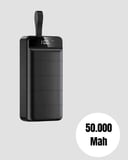 Tüm Cihazlarla Uyumlu 50.000 Mah Powerbank – Yüksek Kapasiteli, Led Gösterge Ve Akıllı Koruma Fonksi