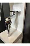 Kaşık Metal Ayak 20cm Krom Renk Kitaplık Koltuk Tv Ünite Dolap Komidin Modern Mobilya Ayağı Gümüş