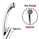Mix Kuğu Mutfak Evye Batarya + Duş Başlığı Hediyeli
