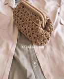 Burslu hasır çanta 