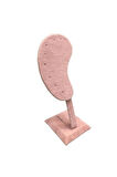 Yerli Üretim Süet Kumaş Pembe Renk Ayaklı Küpe Sergileme Dekoru