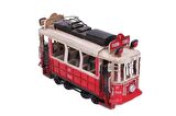 Dekoratif Metal Taksim Tramvay Vintage Biblo Hediyelik