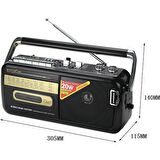Knstar M-50BT Bluetooth + USB + Sd + Fm Radyo Kaset Çalar