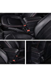 Peugeot 207 2010-2020 Sürgülü Kolçak Kol Dayama 2 Adet USB Lİ Araca Özel Delmesiz Vidasız Montaj