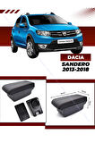 Dacia Sandero 2013-2018 Sürgülü Kolçak Kol Dayama 2 Adet USB Lİ Araca Özel Delmesiz Vidasız Montaj