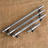 Punch Kulp Mobilya Dolap Mutfak Çekmece Kulpu Mat Skoç Füme 224 mm 1 Adet