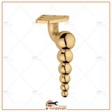 Mobilya Galaxy Gold Koltuk Ayağı Chester Komidin Tv Ünitesi Ayağı 21 Cm 1 Adet