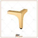 Dekor Metal Albirifin Gold Mobilya Ayağı Ayarlı Koltuk Chester Baza 12,5 Cm 1 Adet