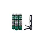 Sista Şeffaf Silikon 280 ml 3 Adet +  Plastik Silikon Tabancası 1 Adet
