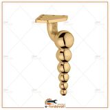 Mobilya Galaxy Gold Koltuk Ayağı Chester Komidin Tv Ünitesi Ayağı 21 Cm (4 Adet)