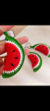 Amigurumi dilim karpuz anahtarlık 1 adet
