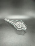 KÜÇÜK GAZ LAMBASI CAMI.ŞEFFAF RENKTE (Alt çapı:3.50cm-h:22.00cm)