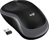 M185 Kablosuz Mouse, PC, Mac, Dizüstü Bilgisayar için, USB Mini Alıcı ile 2.4GHz, 1000 DPI Optik, 12 Ay Pil Ömrü, Sağ ve Sol Elle Kullanıma Uygun, Gri