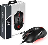 GG CLUTCH GM08 GAMING MOUSE 4.200 DPI PIXART PAW3519 OPTIK SENSOR RED LED 1.8M KABLO AYARLANABILIR AGIRLIK ALTIN KAPLAMA USB BAGLANTI OYUNCU FARESI