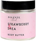 Polente Natural - Çilek & Shea Body Butter/Yoğun Vücut Nemlendiricisi