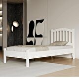 Kuzey Çocuk ve Genç Odası 90x200 Soft Beyaz Karyola