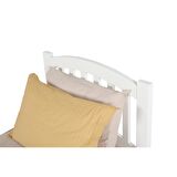 Kuzey Çocuk ve Genç Odası 90x200 Soft Beyaz Karyola
