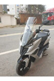 Kymco Dink R 150 Ön cam 2023 2024 Model Yılı 77cm Şeffaf Renk 4mm Uzun Geniş Cam