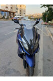 Kymco Downtown 250i Ön cam 2016 2024 Model Yılı 78cm Şeffaf Renk 4mm Uzun Geniş Cam