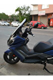 Kymco Downtown 250i Ön cam 2016 2024 Model Yılı 78cm Siyah Renk 4mm Uzun Geniş Cam