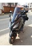 Kymco Xciting 250 500 İ Ön cam 2008 2012 Model Yılı 72cm Açıkfüme Renk 4mm Uzun Geniş Cam