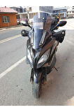 Kymco Xciting 250 500 İ Ön cam 2008 2012 Model Yılı 72cm Açıkfüme Renk 4mm Uzun Geniş Cam