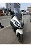 Kymco Xciting 400 İ Ön cam 2015 Model Yılı 72cm Şeffaf Renk 4mm Uzun ve geniş