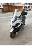 Kymco Xciting VS 400 Ön cam 2023 2024 Model Yılı 66cm Şeffaf Renk 4mm Uzun Geniş Cam