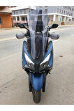 Kymco Xtown 250 İ Ön cam 2020 2024 Model Yılı 83cm Açıkfüme Renk 4mm Uzun ve geniş