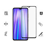 Xiaomi Redmi Note 8 Pro İle Uyumlu Kırılmaz Cam 9D Tam Kapatan Süper Glass