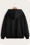 Fermuar Kapüşonlu Sweatshirt