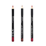 3'lü Renkli Waterproof Lipliner Dudak Kalemi