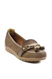 Bambi Vizon  Kadın Loafer Ayakkabi K01590010909