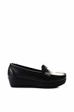Bambi Siyah  Kadın Loafer Ayakkabi K01797002009