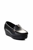 Bambi Siyah  Kadın Loafer Ayakkabi K01797002009