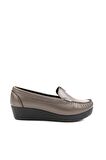 Bambi Platin  Kadın Loafer Ayakkabi K01797002009
