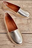 Bambi Dore Hakiki Deri Kadın Espadril K01802021803