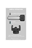 Gimbal Mini Stabilizatör Dolgu Işıklı Selfie Çubuk Tripod Kumandalı Sabitleyici Video Fotoğraf Çekim
