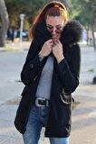 Barbora Günlük Kışlık Kaşe Kaşmir Kadın Kaban tr123siyah