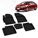 Toyota Corolla 4D Havuzlu Paspas 2013-2018 A+Kalite